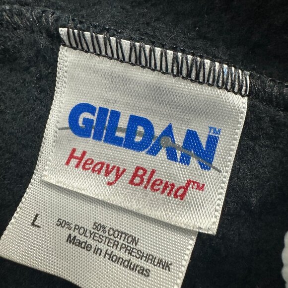 Gildan Heavy Blend Warriors Logo Sweatpants Black Size L Cotton & Polyester - Picture 4 of 6